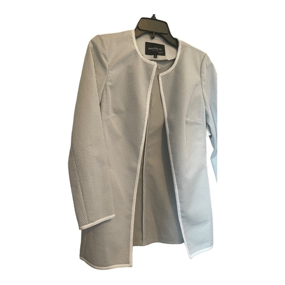 LAFAYETTE 148 New York gray and white Topper Jacket - Picture 3 of 14